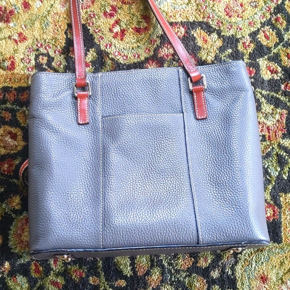 Dooney & Bourke Lexington Elephant Small Shopper Pebbled Leather Purse - Picture 3 of 7